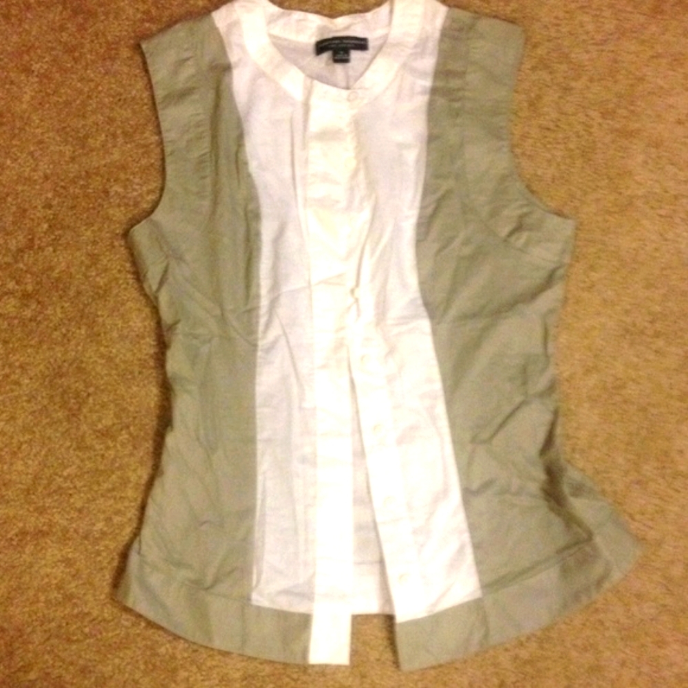 Jonathan Martin for Target gray and white  top